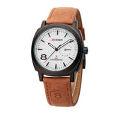 RELOJ CURREN  BLANCO/CAFÉ  CUR-17