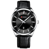 RELOJ CURREN  NEGRO/PLATEADO  CUR-25