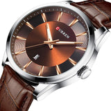 RELOJ CURREN  CAFÉ/PLATEADO  CUR-27