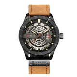 RELOJ CURREN  NEGRO/CAFÉ  CUR-4