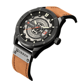 RELOJ CURREN  NEGRO/CAFÉ  CUR-4