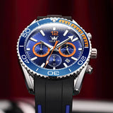 RELOJ OLEVS  AZUL/NEGRO  OLE-14