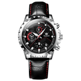 RELOJ OLEVS  PLATEADO/NEGRO  OLE-21