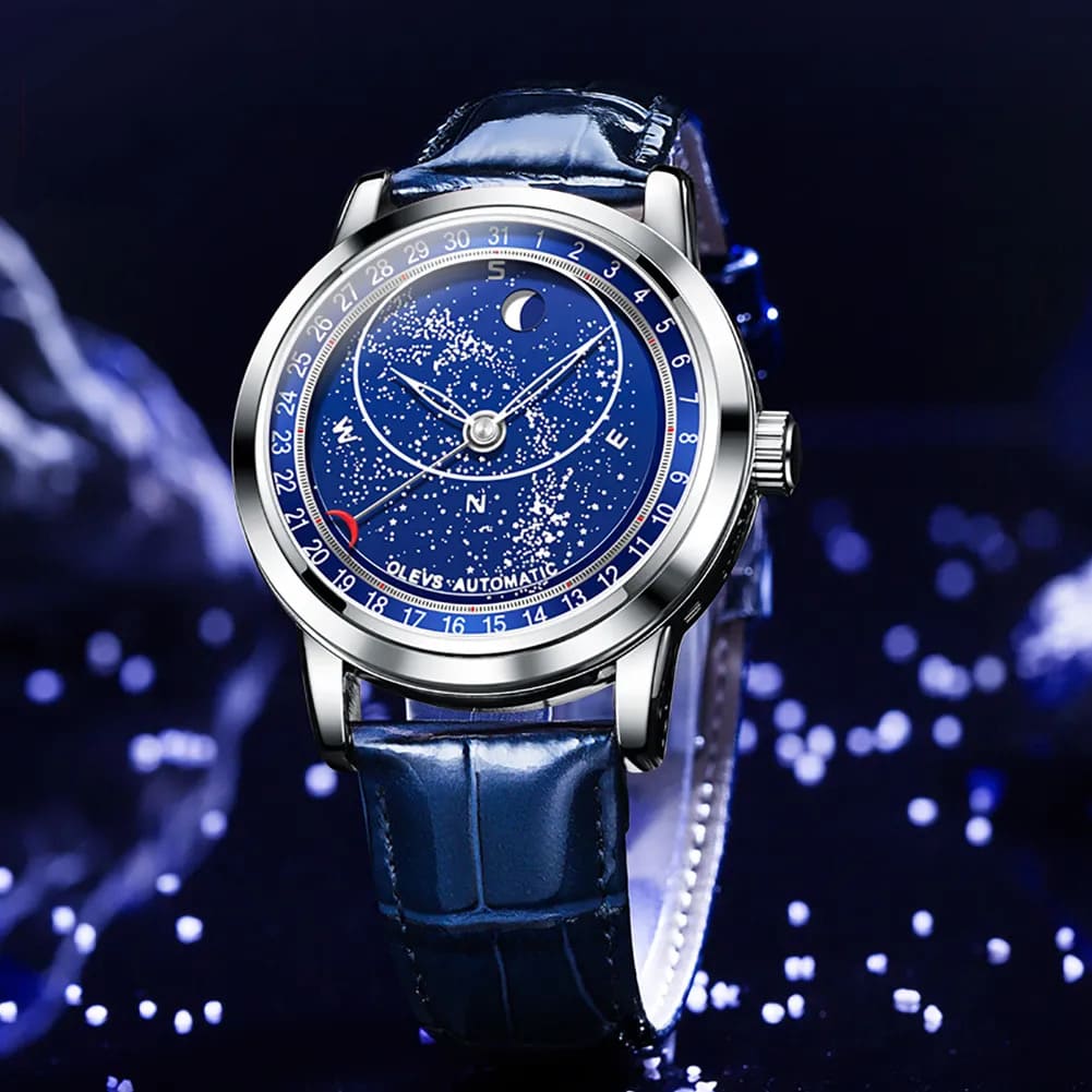 RELOJ OLEVS  AZUL ESTELAR  OLE-22