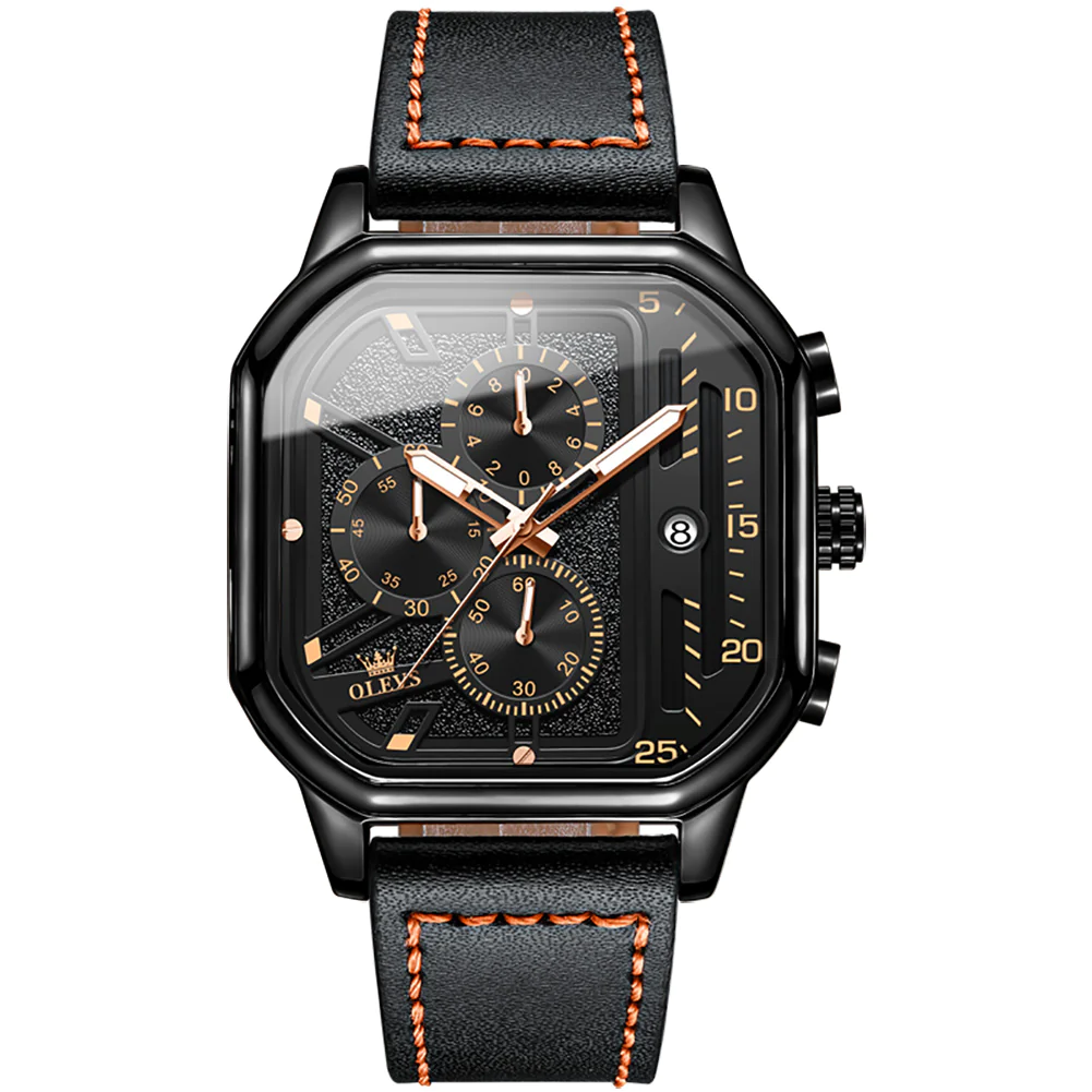 RELOJ OLEVS  NEGRO/NEGRO  OLE-25