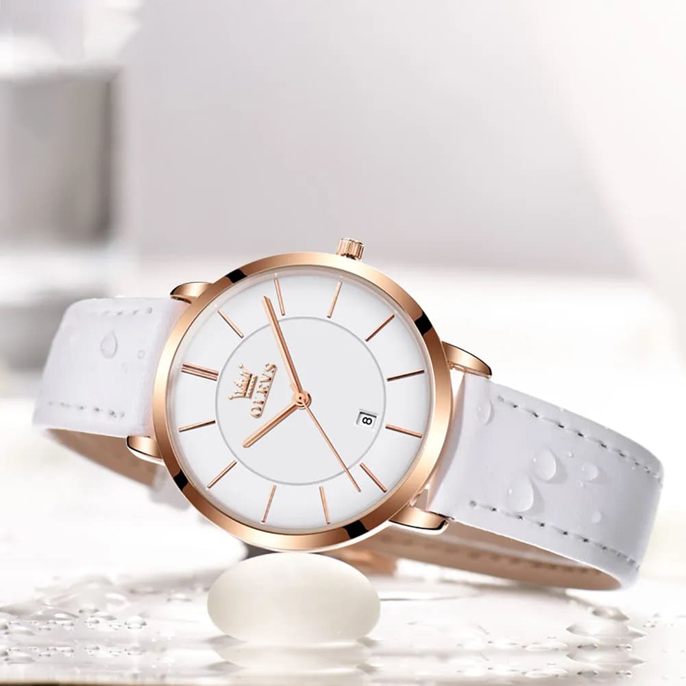 RELOJ OLEVS  BLANCO/BLANCO  OLE-31