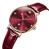 RELOJ OLEVS  ROJO/DORADO  OLE-35