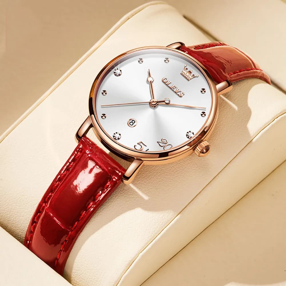 RELOJ OLEVS  ROJO/BLANCO  OLE-36