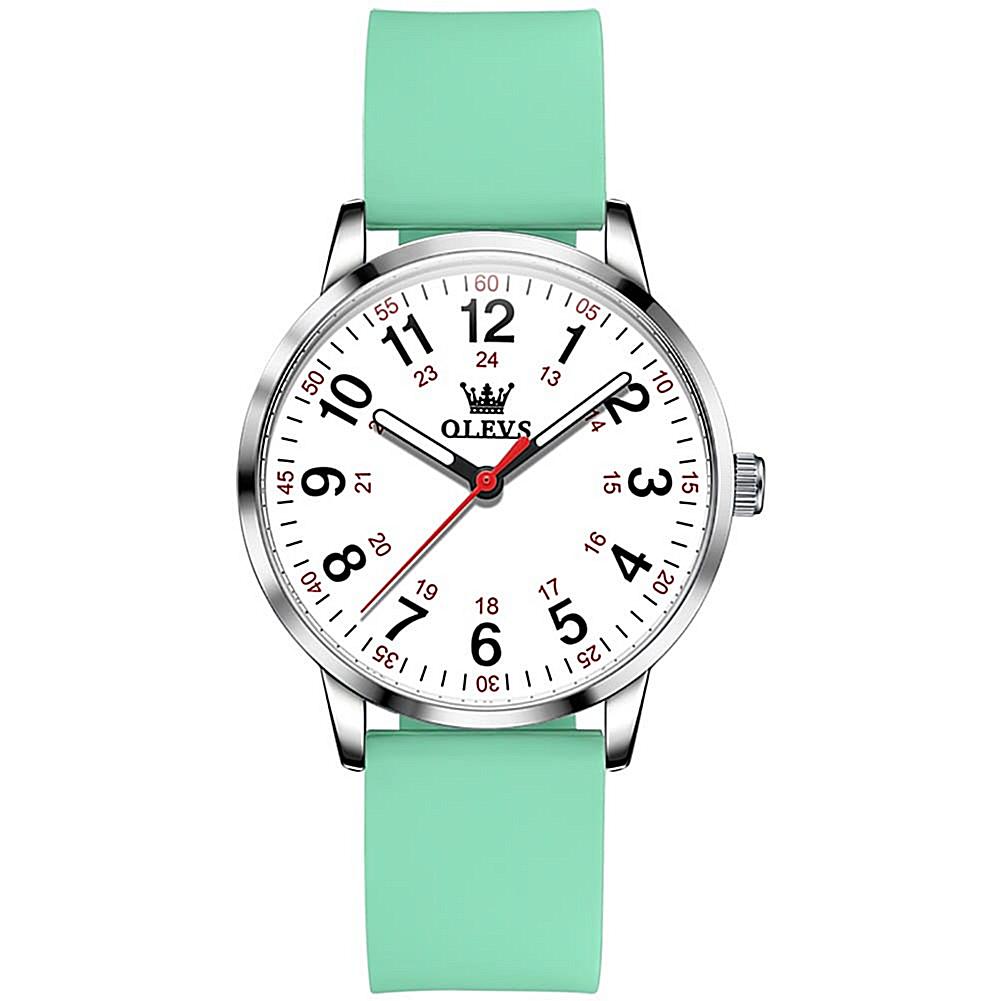 RELOJ OLEVS  BLANCO/VERDE  OLE-41