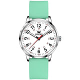 RELOJ OLEVS  BLANCO/VERDE  OLE-41