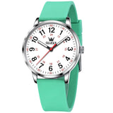 RELOJ OLEVS  BLANCO/VERDE  OLE-41