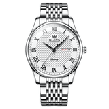 RELOJ OLEVS  BLANCO/PLATEADO  OLE-6